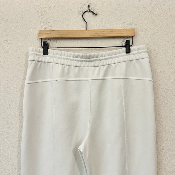 LULULEMON Softstreme Pants Ivory Cropped Relaxed Straight High Rise - Picture 5 of 14